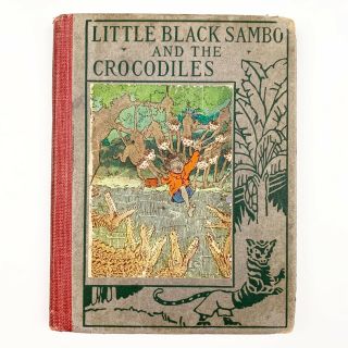 Rare Little Black Sambo & The Crocodiles Book 1930 1st Ed By Howard Altemus Nr