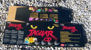 Display Box Atari Jaguar Cdrom Drive Empty Collectors