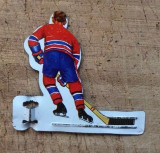 Vintage Coleco Metal Table Hockey Player - 1960 ' s - Montreal Canadiens 2