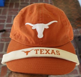 Vtg University Of Texas Austin Longhorns Hat,  Cap - American Needle,  Brim Bar
