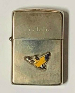Vintage Zippo Lighter | Sterling Silver | Mid 1950s | 5 Barrel | 16 Hole Chimney