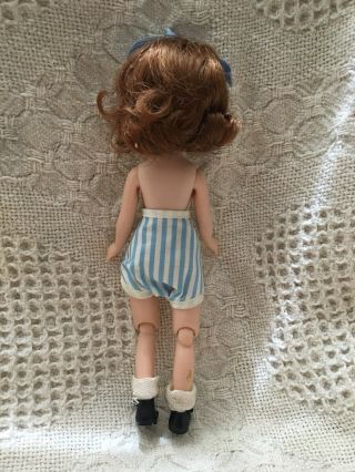Betsy McCall Vintage Doll 8 In Swimsuit Sunsuit Reddish - Brown Hair Blue Eyes 3