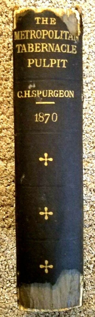 Metropolitan Tabernacle Pulpit Vol.  Xvi Charles Spurgeon 1885 Sermons For Year