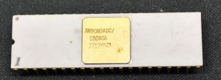 Rare Early Amd Am9080adc Cpu Chip 7713 Prod Date (ships Worldwide)