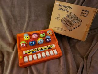 Child Guidance Vintage Big Mouth Singers Musical Toy - Orig Box