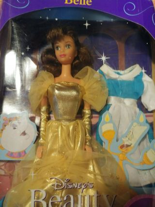 Disney Classics Beauty And The Beast Belle Doll With French Village Dress 2433