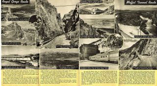 Denver & Rio Grande Western RR 1949 Broch Main Line Thru the Rockies B&W Photos 3