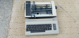 { Vintage Commodore 64 Personal Computer With Power & Cord W/printer