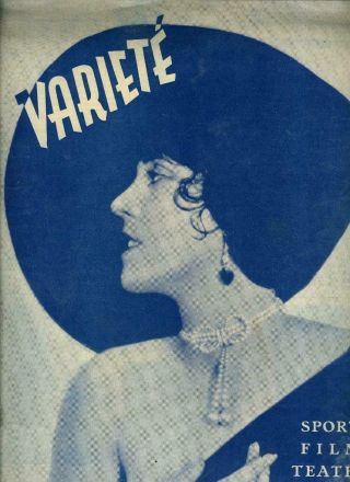 Rare Vintage Olive Borden Louise Brooks Jack Dempsey Swedish Mag 1927