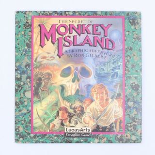 The Secret Of Monkey Island (lucasarts) Cd - Rom Game For Ibm Pc Ms - Dos (1992)