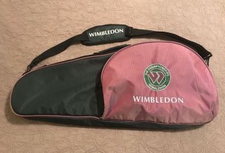 Vintage Wimbledon The Championships Tennis Racquet Racket Bag Storage