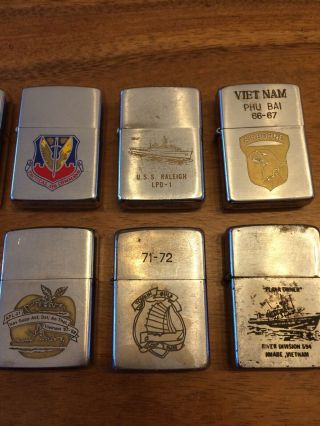 10 zippo Lighters Vietnam Era 3