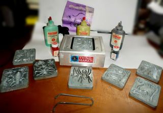 Vintage 1964 Mattel Thing Maker Includes 7 Molds Directions Goop Paint