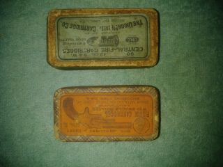 2 Vintage Union Metallic Cartridge Co Two Piece Ammo Boxes