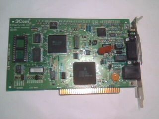 3com 3c503 - Tp Etherlink Ii 8bit Isa Ethernet Card Rj45/aui Vintage 4 Ibm Pc 5150