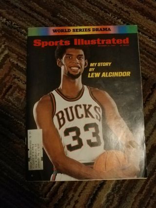 October 27,  1969 Sports Illustrated W/lew Alcindor & World Series Drama Vintage