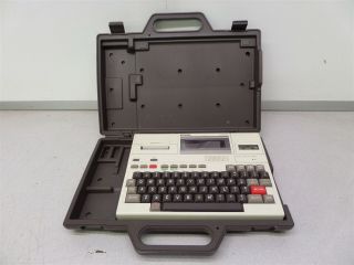 Epson Hx - 20 Vintage Portable Computer W/ Case