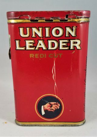 Union Leader Smoking Tobacco Eagle Smoking Pipe Vertical Pocket Tin