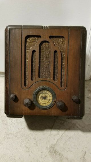 Antique Crosley Radio Model 515 Tombstone