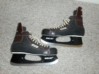 Vintage Bauer Nhl Approved Ice Hockey Skates Size 12 Made In Canada