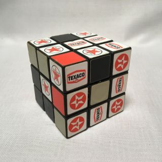 Vintage Texaco Game Rubik’s Cube Logo Promotional Advertising Item Collectible