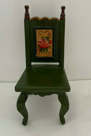 Vintage Wooden Doll Chair For 14 - 15 Inch Doll