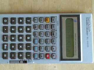 Rare Vintage Sharp 12 Digits Scientific Calculator El - 5103s Made In Japan