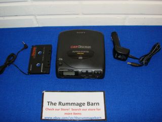 Vintage Sony Car Discman D - 802k Cd Player Set