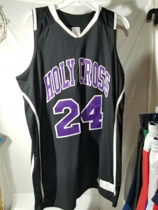 Authentic Adidas Holy Cross Crusaders Basketball Jersey Size Large