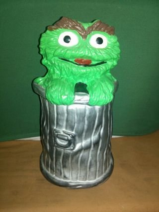 Vintage Muppets Inc.  Oscar The Grouch Cookie Jar (ceramic).