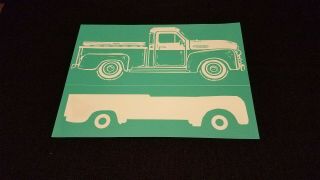 Chalk Couture Screen Transfer/vintage Truck