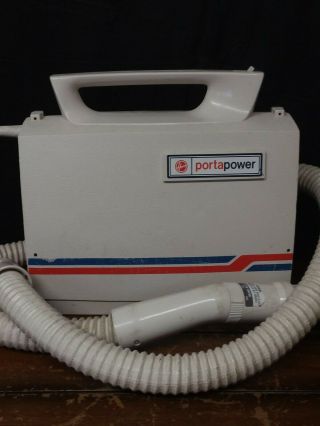 Vintage Hoover S1015 Porta Power Compact Canister Vacuum Cleaner -