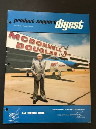 1978 Mcdonnell Douglas Product Support Digest F 4 Phantom Special Issue