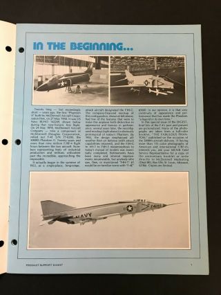 1978 MCDONNELL DOUGLAS PRODUCT SUPPORT DIGEST F 4 PHANTOM SPECIAL ISSUE 2