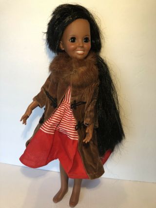 Vtg Chrissy Family African American 18” Black Chrissy Doll 2