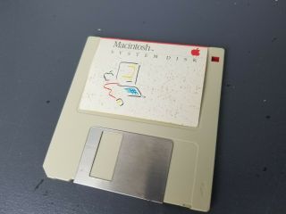 1984 Apple Macintosh System Disk Boot For Mac M0001 128k 512k