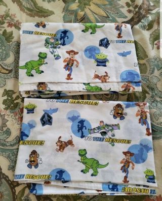 Vintage Toy Story Toddler Sheets / Craft