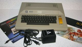 Atari 800 Gaming Computer With 48k Memory,  Full Keybr & Basic Cartridge