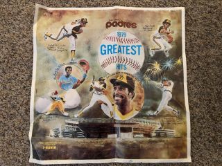 Rare Vintage 1979 San Diego Padres Poster Featuring Dave Winfield & Ozzie Smith
