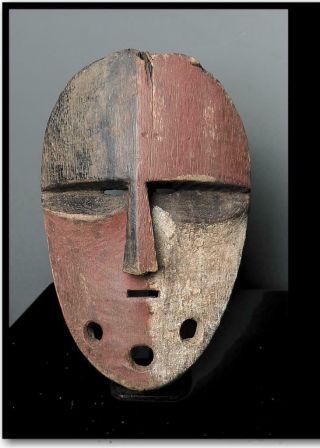 Old Tribal Tsogo Mask - - Gabon Bn 54