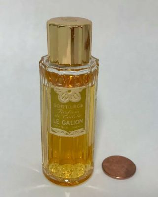 Vintage Sortilege Parfum De Toilette Le Galion Paris 1/4 Oz Perfume