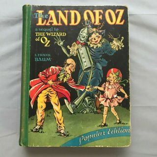 1939 The Land Of Oz,  Sequel To The Wizard Of Oz L.  Frank Baum Popular Edition Il