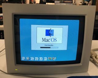 Vintage Apple Macintosh 12” Rgb Display Monitor M1299 &