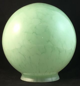 Art Deco Green Cloud Glass Vintage Light Shade Suit Diana Lamp