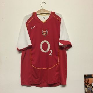 Nike Vintage Arsenal Red And White Jersey Size Large Soccer Football,  Authentic
