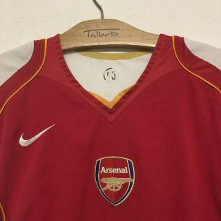 Nike Vintage Arsenal Red And White Jersey Size Large Soccer Football,  Authentic 2