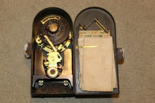 Vintage Tork Clock Timer Switch 1929 No.  115 Steampunk