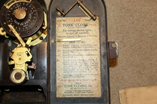 vintage Tork Clock timer switch 1929 No.  115 steampunk 2
