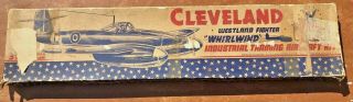 Antique Cleveland Westland Whirlwind Fighter Kit 36 " Wing Span T - 105 Airplane