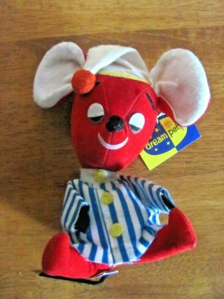Vintage Dream Pets R.  Dakin & Co.  Midnight Mouse 731 6.  5 " Tall Plush Toy W/ Tag